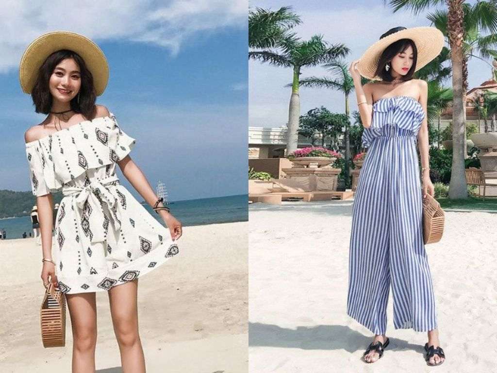 Dáng của quần áo giúp bạn tự tin khi đi biển