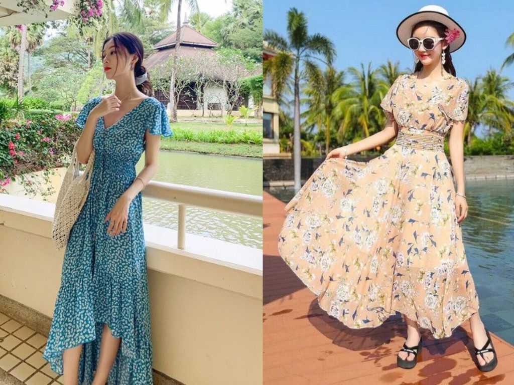 Váy là lựa chọn tốt khi bạn hỏi đi biển mặc gì đẹp
