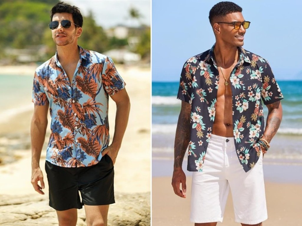 Áo sơ mi Hawaii thường có màu sắc rực rỡ và tươi sáng