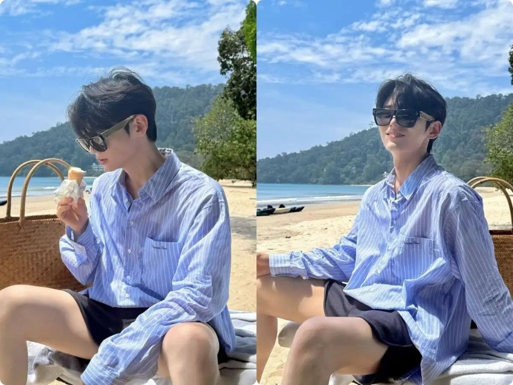 Form áo sơ mi đi biển oversize mang đến sự thoải mái tuyệt đối