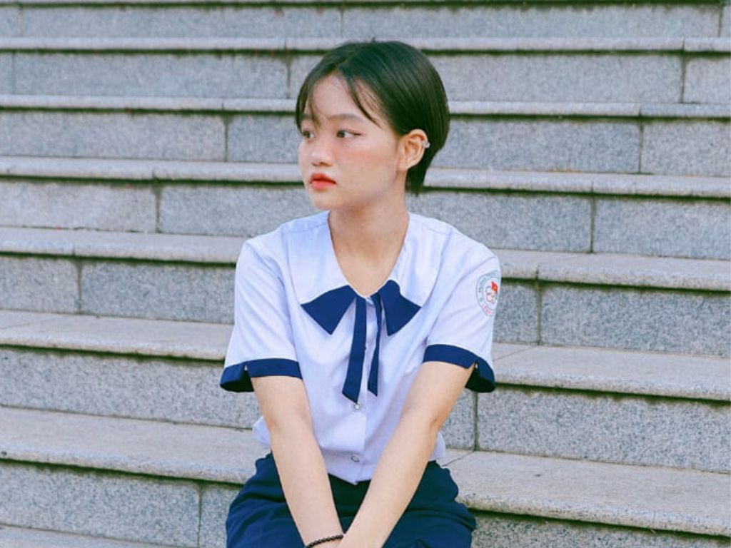 Đồng phục trường Lê Quý Đôn thể hiện sự đề cao truyền thống học tập