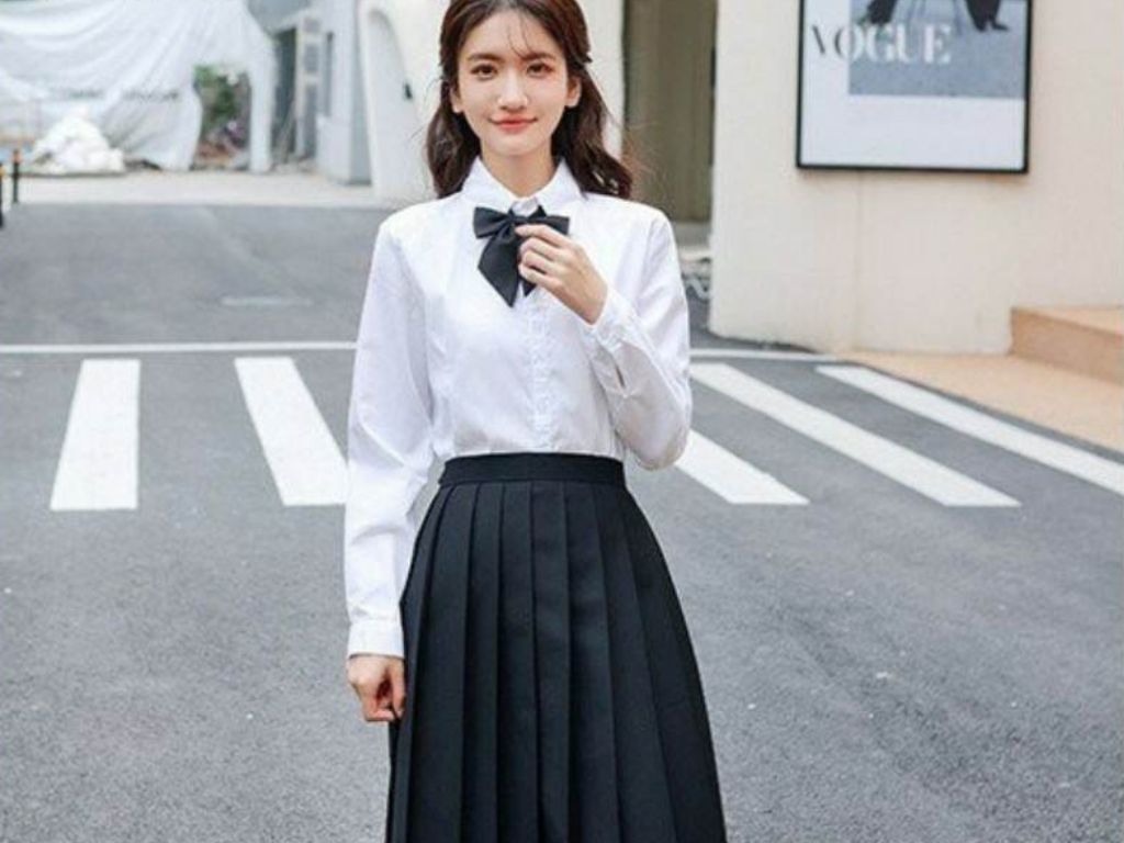 Bạn cần chọn váy học sinh cấp 2 dài qua gối