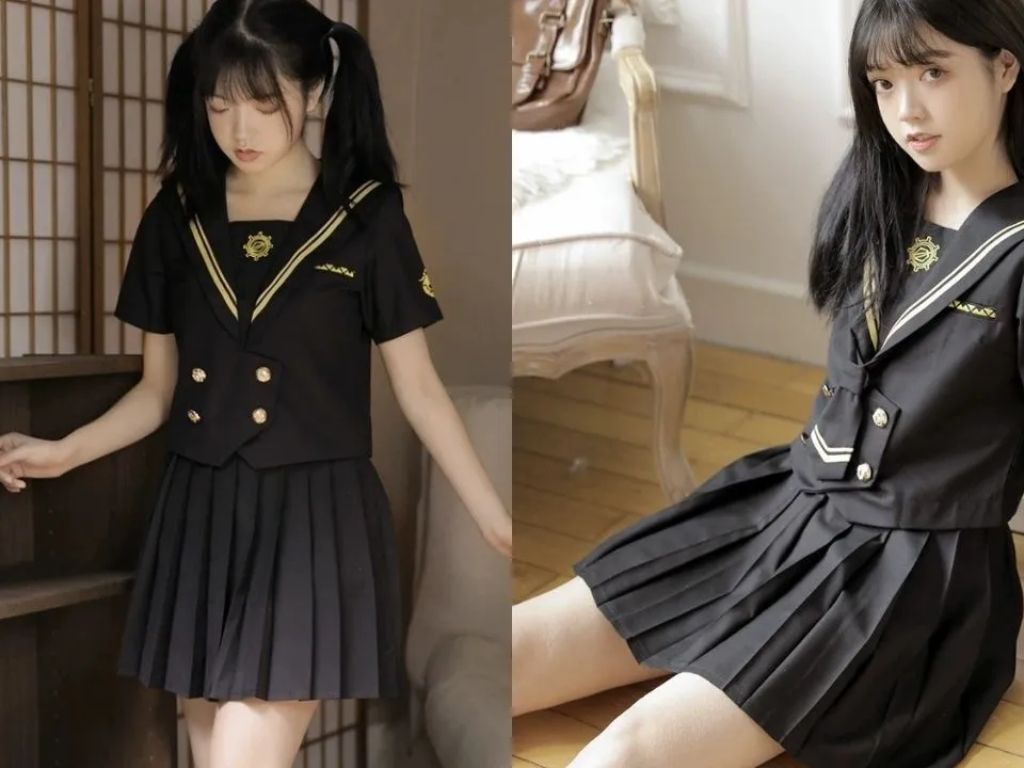 Chân váy xếp ly là lựa chọn phổ biến cho chân váy học sinh