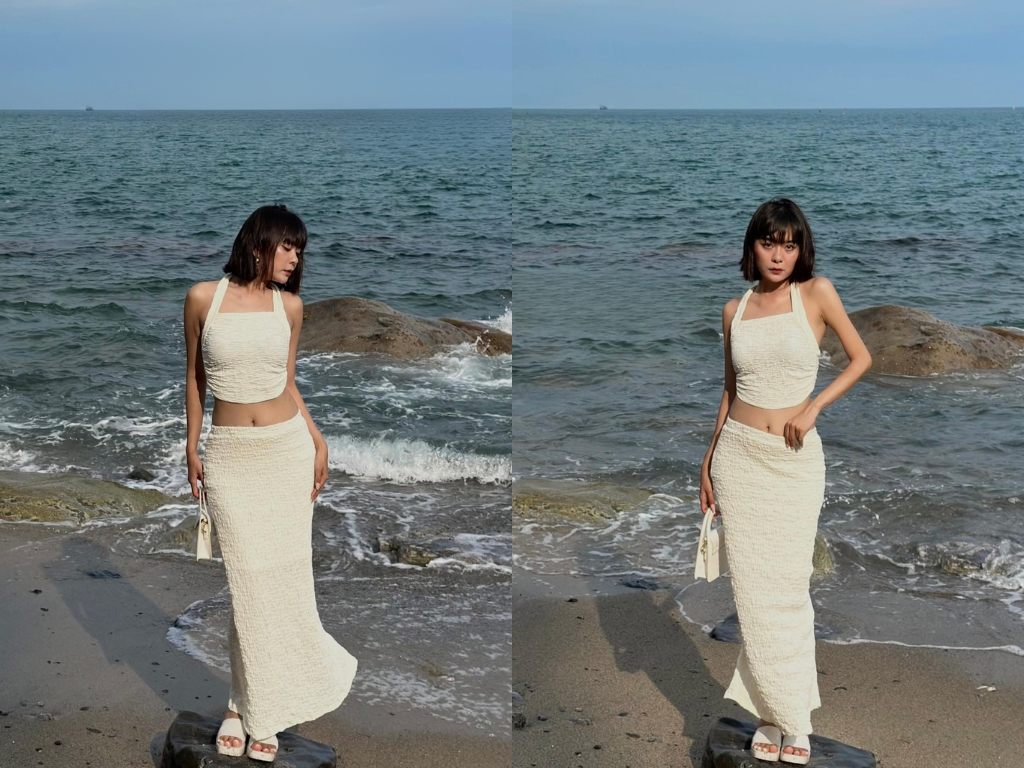 Việc lựa chọn trang phục đi biển cho nữ phù hợp giúp tạo cảm giác vóc dáng cân đối