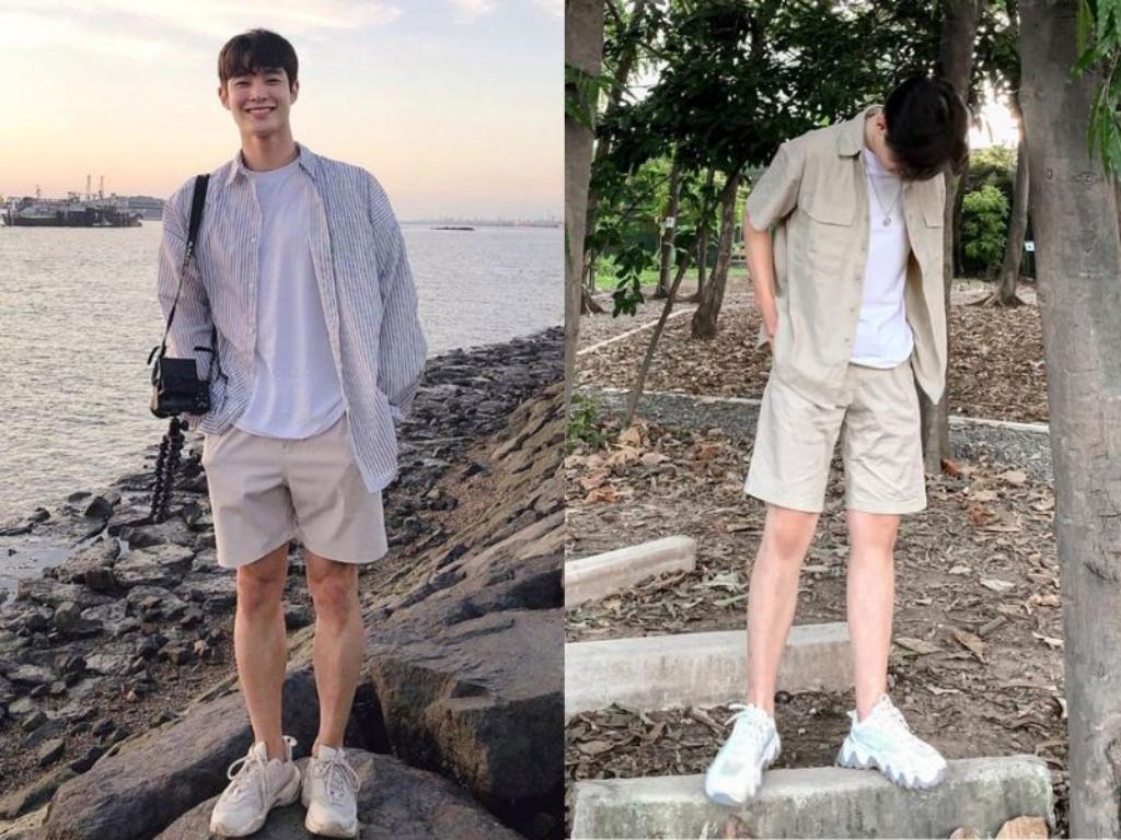 Quần short kaki mang đến vẻ ngoài chỉn chu và đứng form