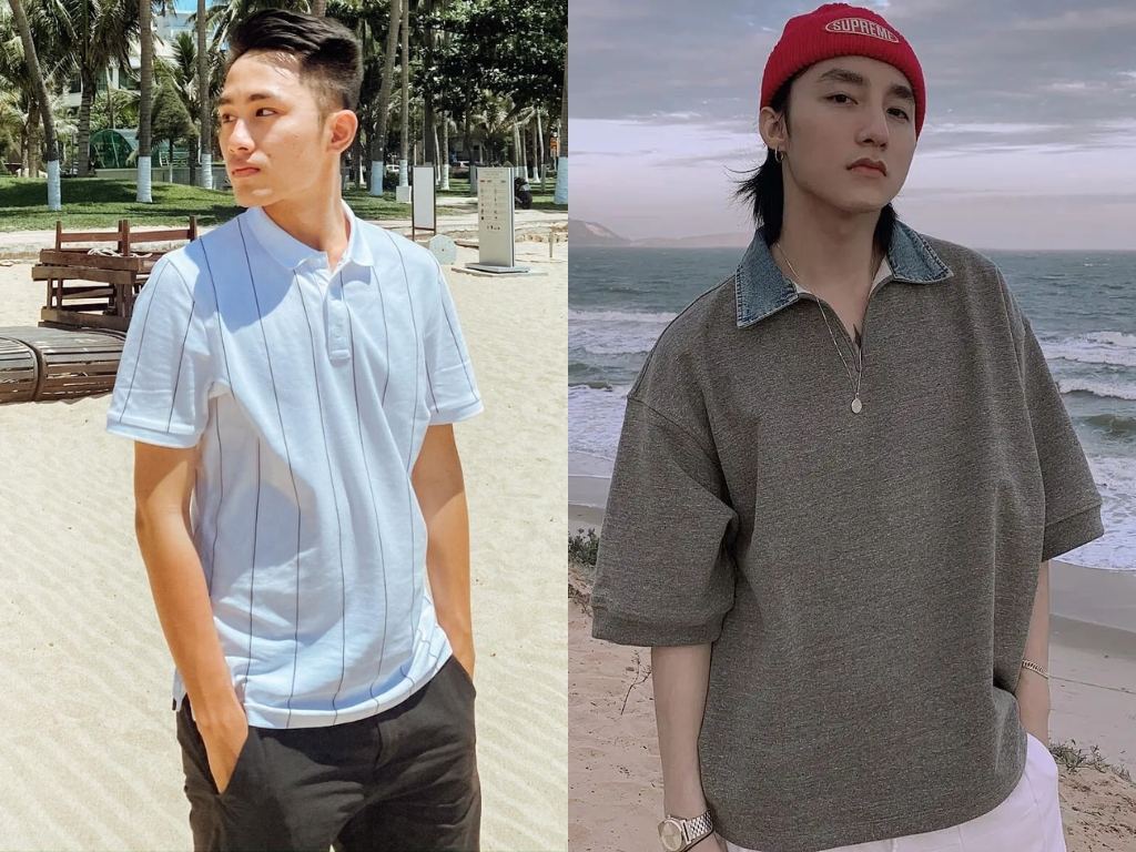 Áo polo nam là một lựa chọn đồ đi biển nam đa năng