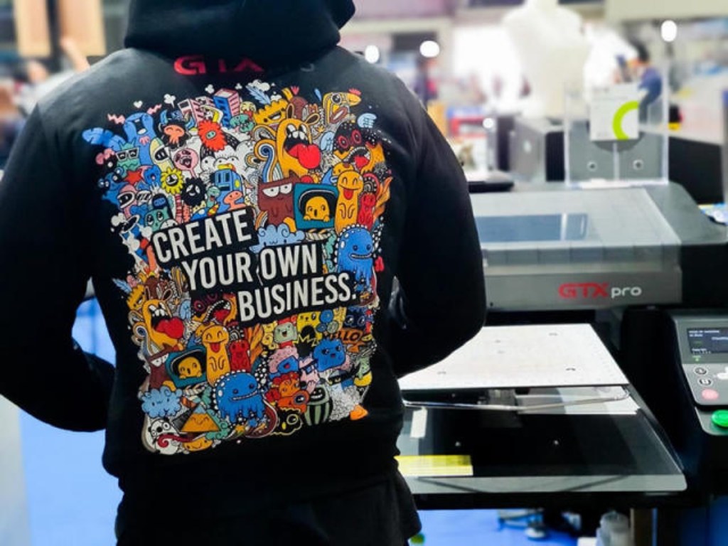 In DTG mang lại chất lượng hình ảnh vượt trội, màu sắc tươi sáng và mềm mại