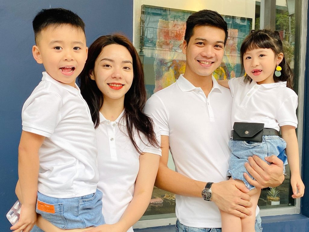 Đồng phục gia đình cao cấp có form dáng đẹp 