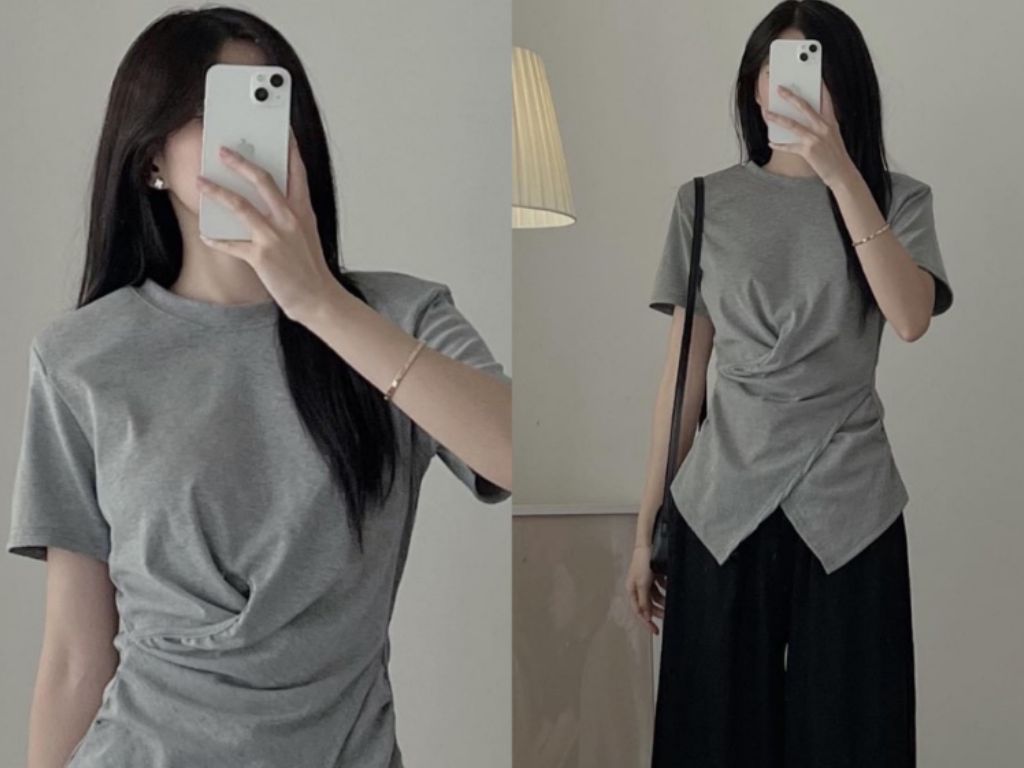 Một hình áo thun chất lượng cao cho phép người xem thấy được kiểu dáng