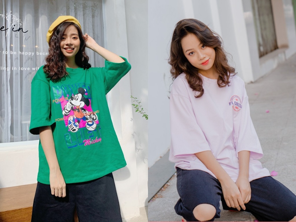 Áo thun oversize mang đậm phong cách hiện đại và trẻ trung