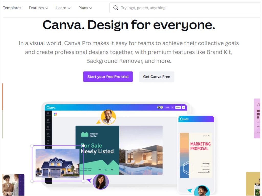Canva là một app thiết kế áo đa năng