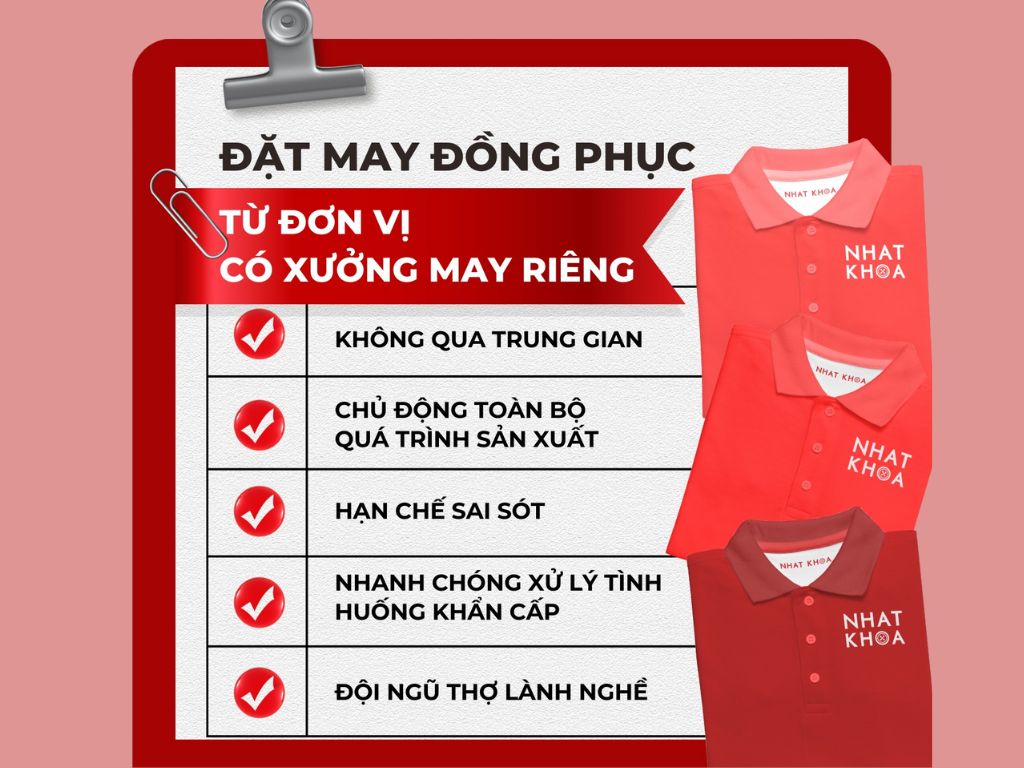 Bạn nên làm việc trực tiếp với xưởng may khi đặt may đồng phục giá rẻ tại Hà Nội