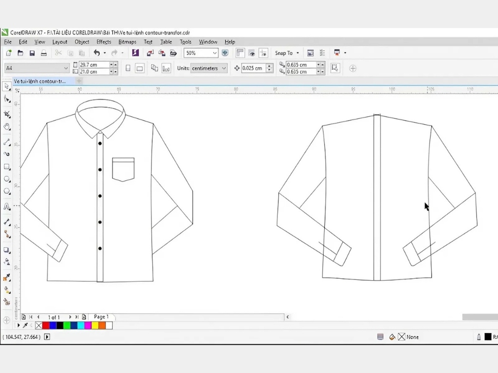 Bạn có thể tham khảo phần mềm CoreIDRAW để tự thiết kế quần áo