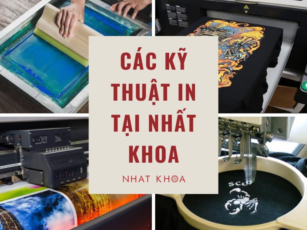 Nhất Khoa hỗ trợ tư vấn miễn phí về các kỹ thuật in/thêu mà chúng tôi sử dụng