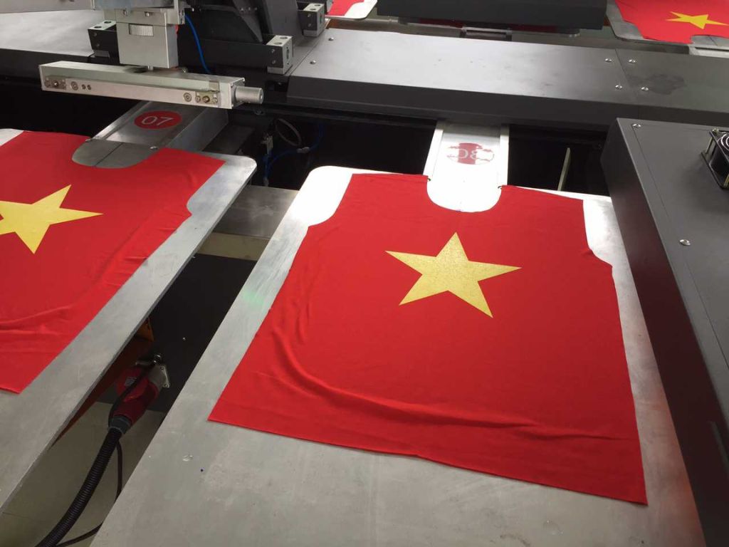 Hậu quả thường thấy là nhận được những chiếc áo có chất lượng in kém