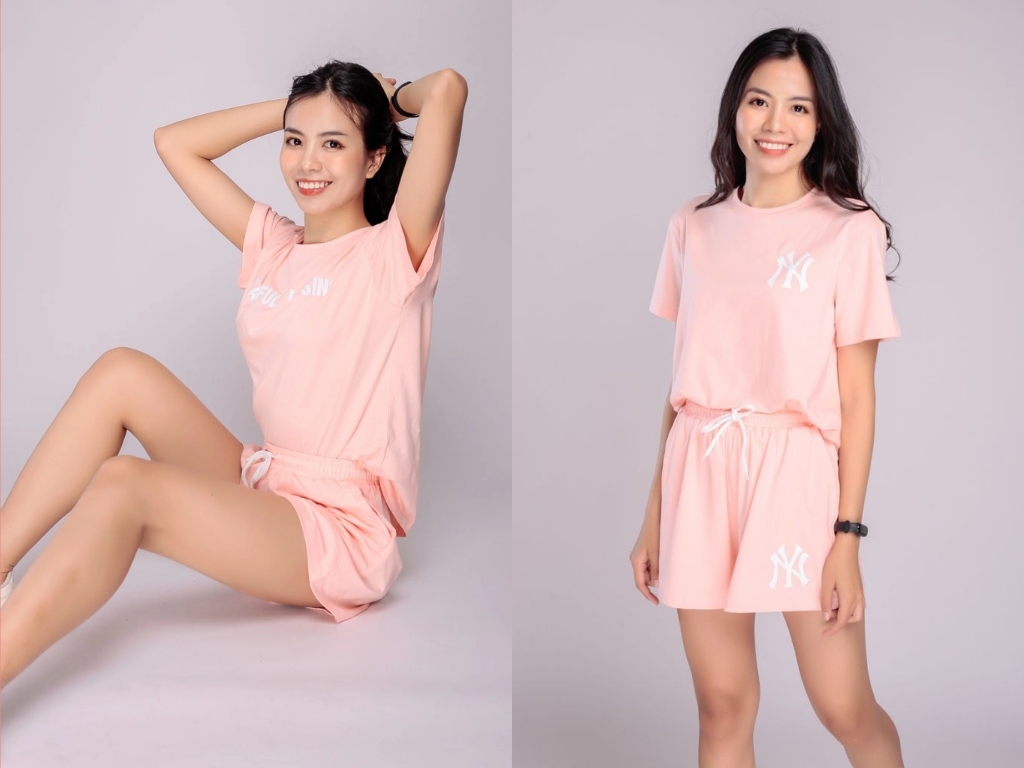 Bộ đồ ngủ thể thao có thiết kế thoải mái, mang phong cách trẻ trung và năng động