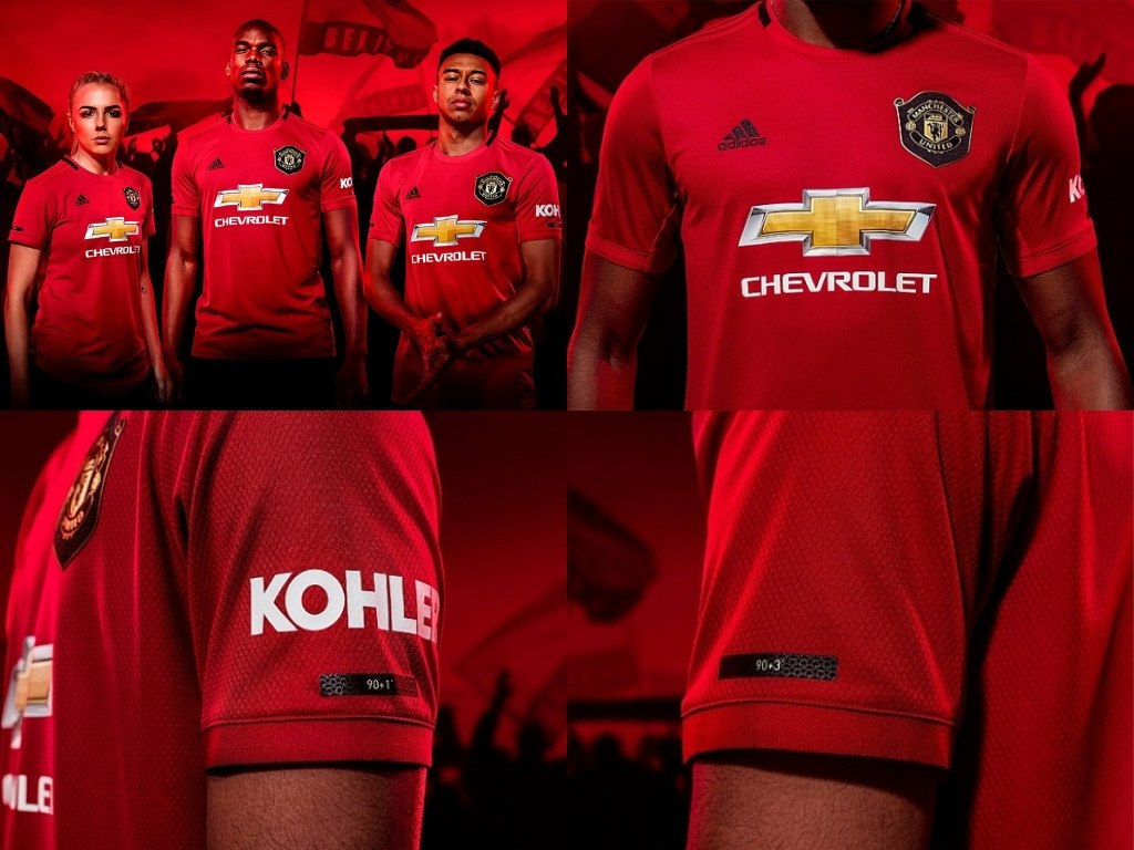 Áo Manchester United 19/20 góp mặt vào các mẫu quần áo đá bóng đẹp nhất 2019