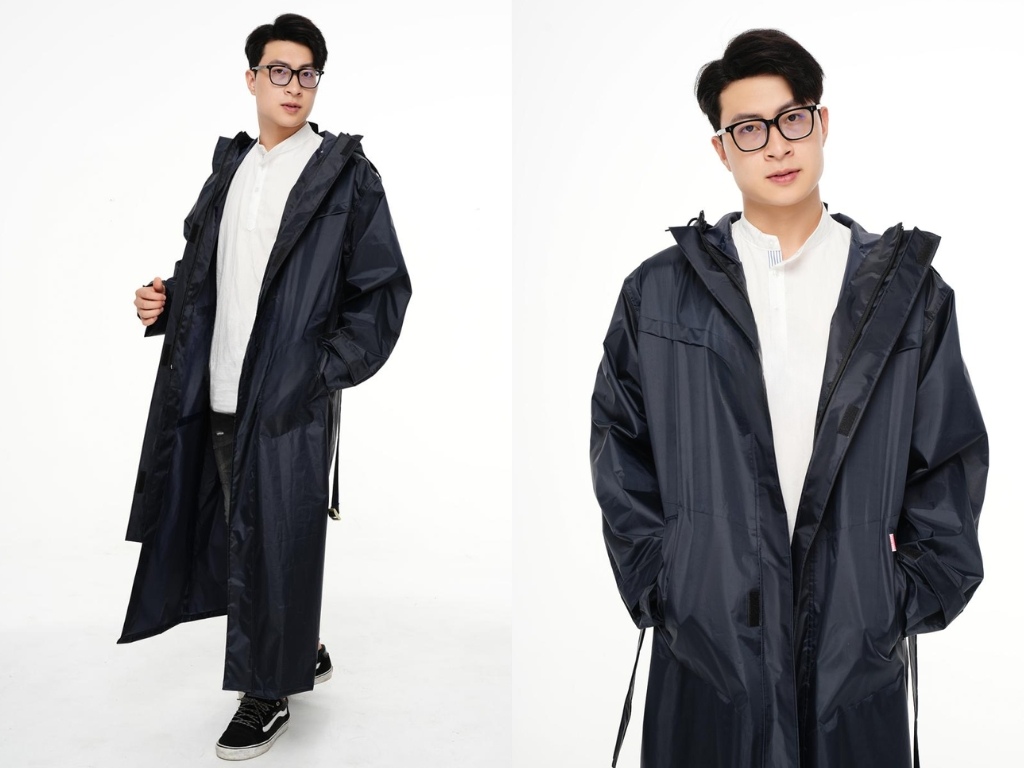 Bạn nên chọn mua áo mưa măng tô nam cao cấp có form dáng vừa vặn cơ thể