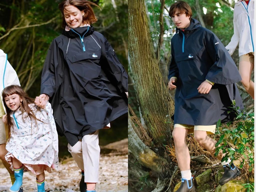 Mẫu áo mưa Kappa "Doraemon" năng động phù hợp cho chuyến đi dã ngoại
