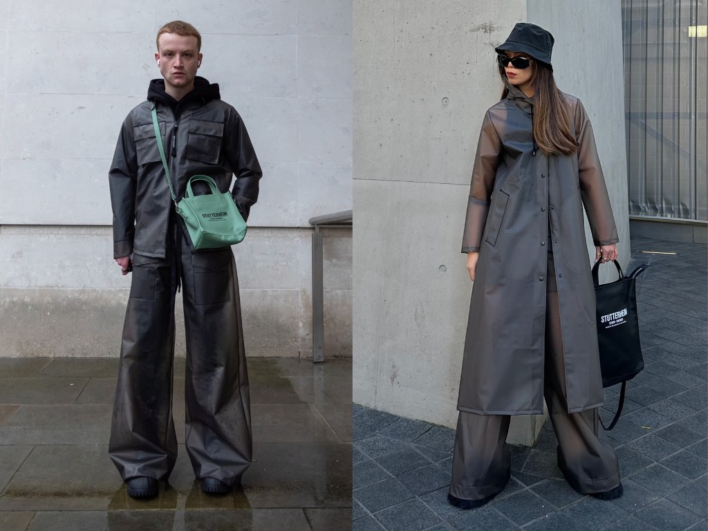 Hình ảnh quần áo mưa có thiết kế độc đáo và tính thẩm mỹ cao 