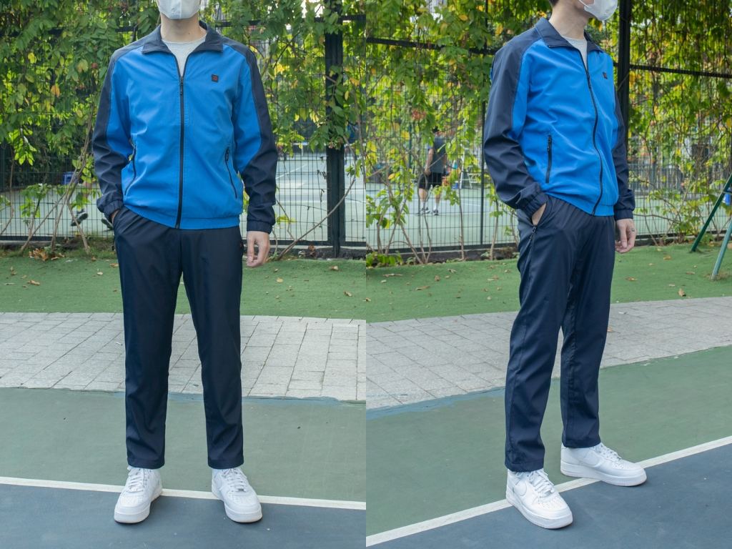 Bộ gió nam phối màu tương phản cá tính