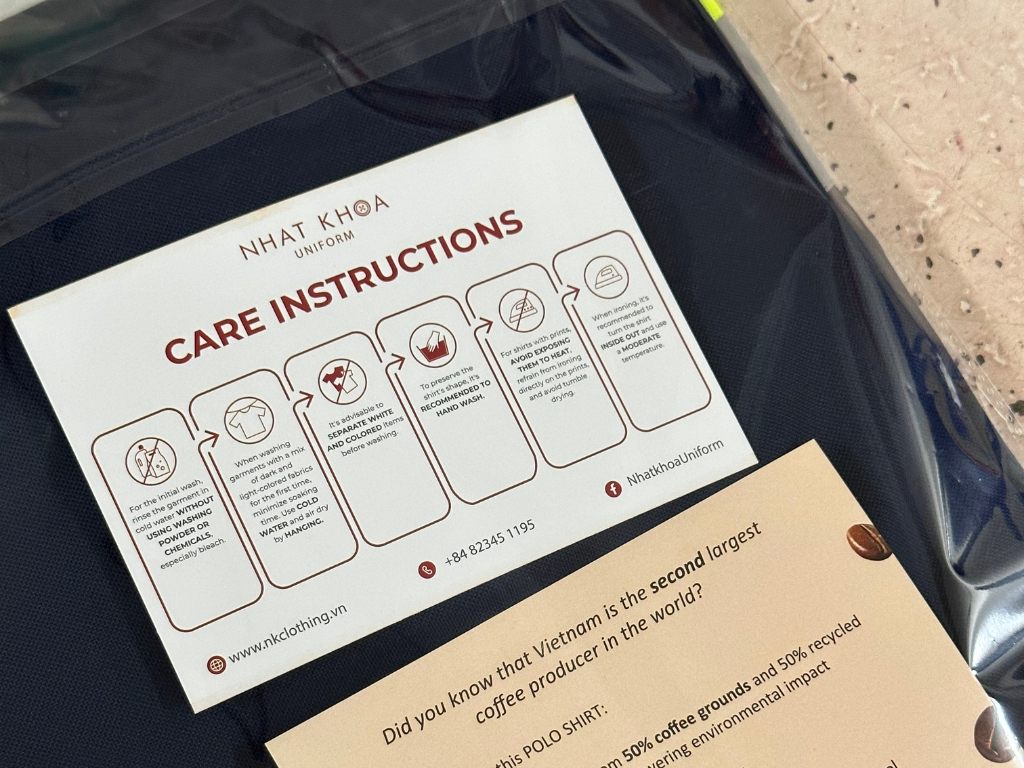 Bạn hãy đọc kỹ hướng dẫn sử dụng được đính kèm trong bộ đồ gió nam 