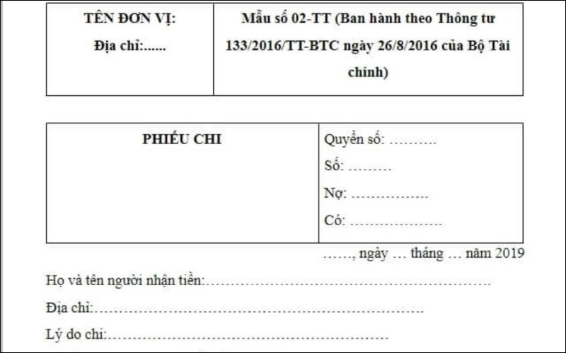 Phiếu chi tiền mặt rất quan trọng khi cần quyết toán thuế và hoạch toán chi phí