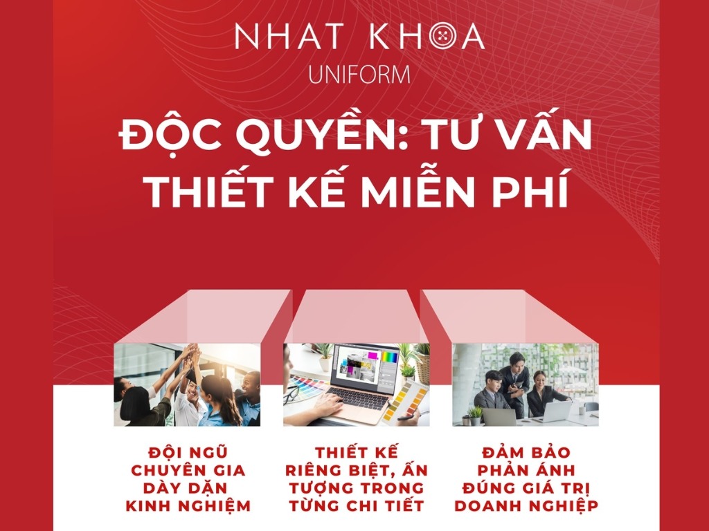 Nhất Khoa Uniform hỗ trợ tư vấn thiết kế miễn phí khi đặt may in áo mưa