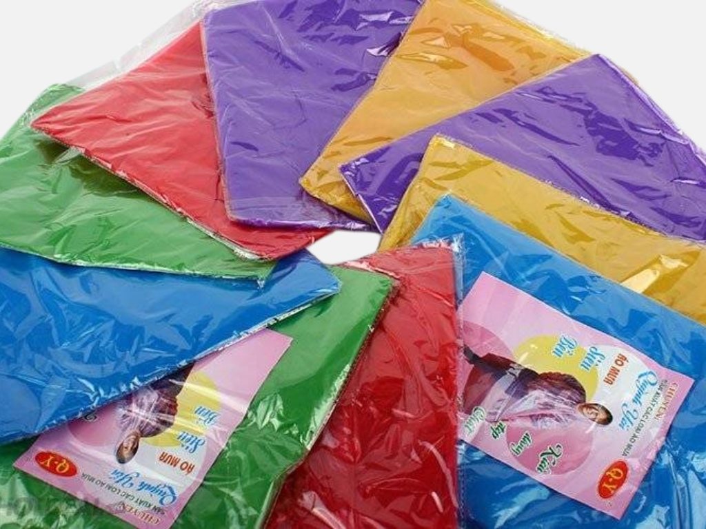 Áo mưa giấy giá rẻ có bao bì đóng gói tối giản