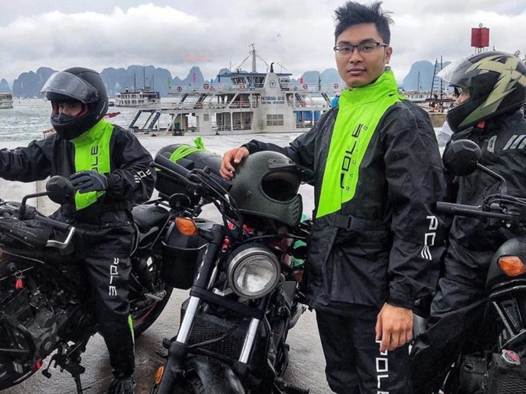 Bộ áo mưa nam dành cho đi phượt