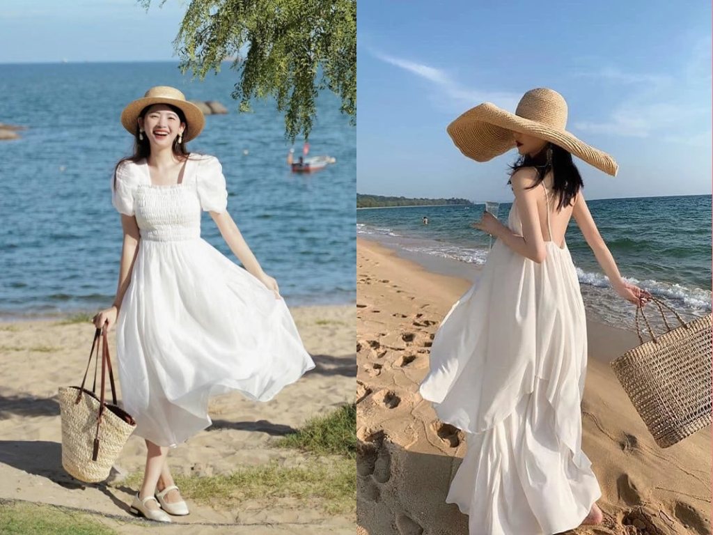 Một chiếc đầm mặc đi biển đẹp cần phải mang lại sự thoải mái tối đa