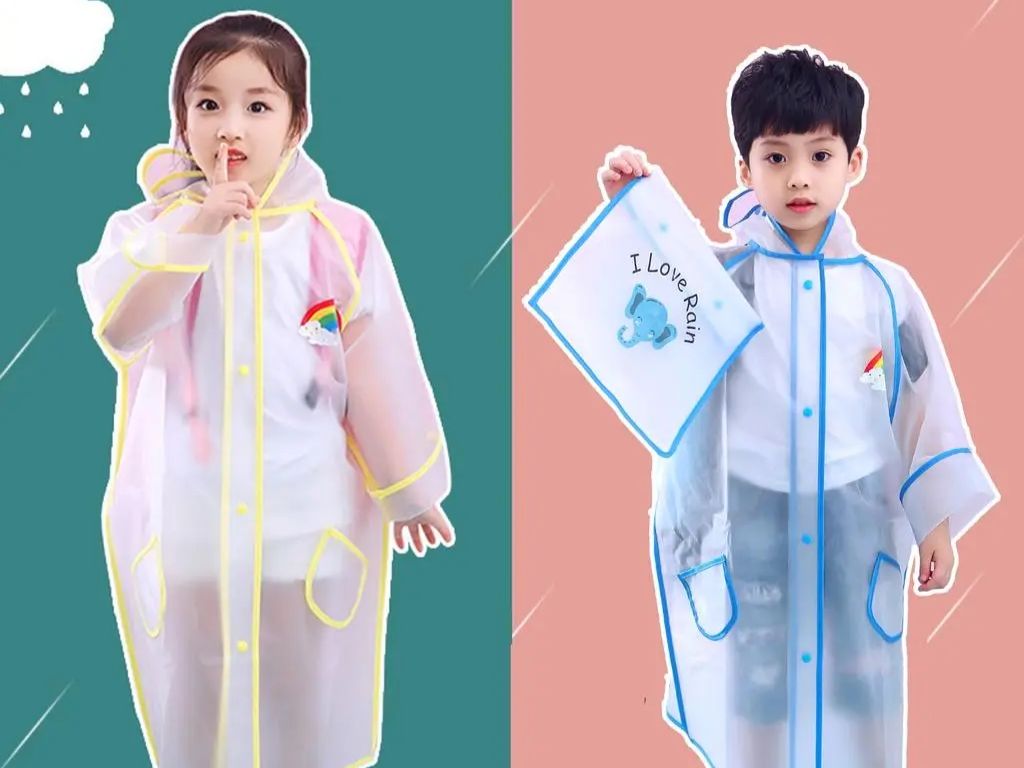 Đây là lựa chọn khá phổ biến cho các dòng áo mưa trắng