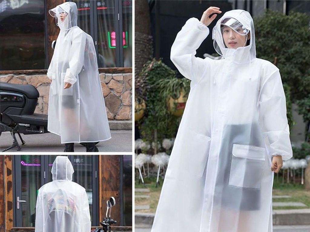 Một chiếc áo mưa trong suốt TPHCM chất lượng tốt
