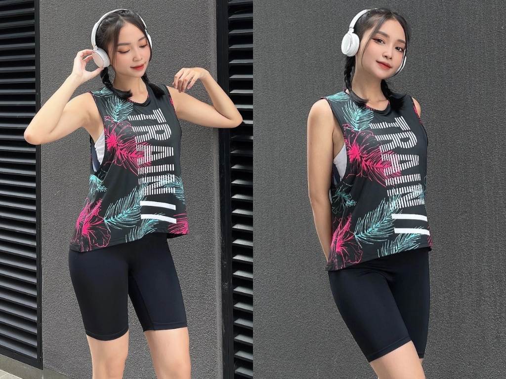 Áo tank top giúp tối đa hóa sự thoáng mát và linh hoạt cho phần tay
