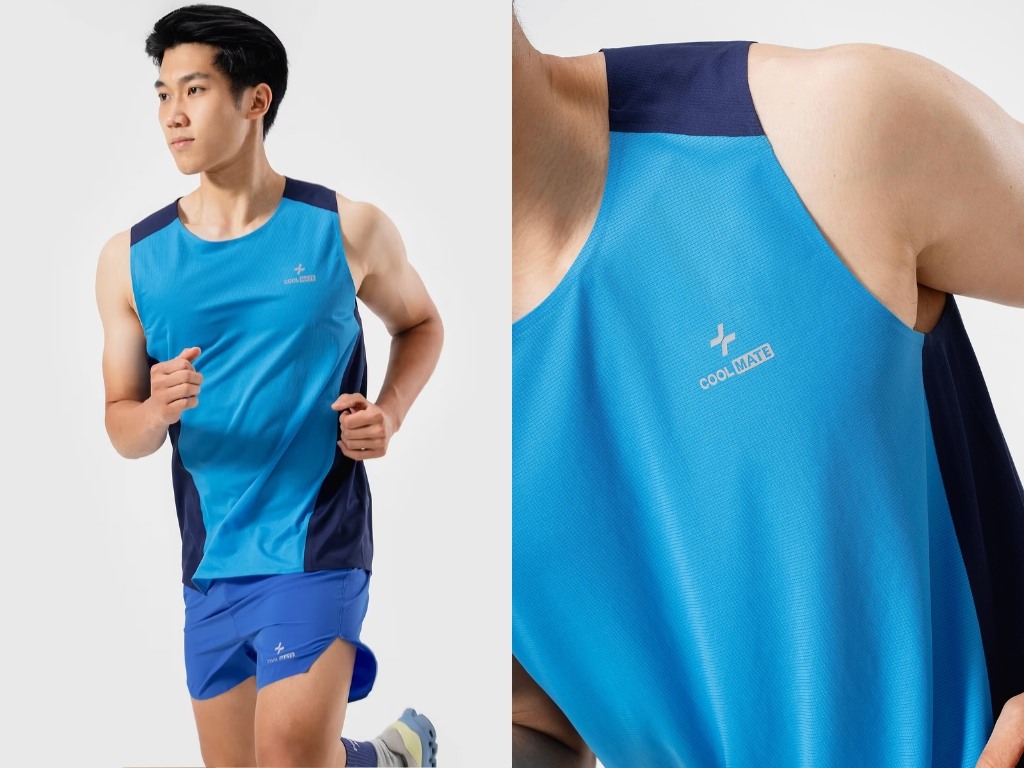 Quần áo thể thao nam cao sử dụng công nghệ dệt không đường may
