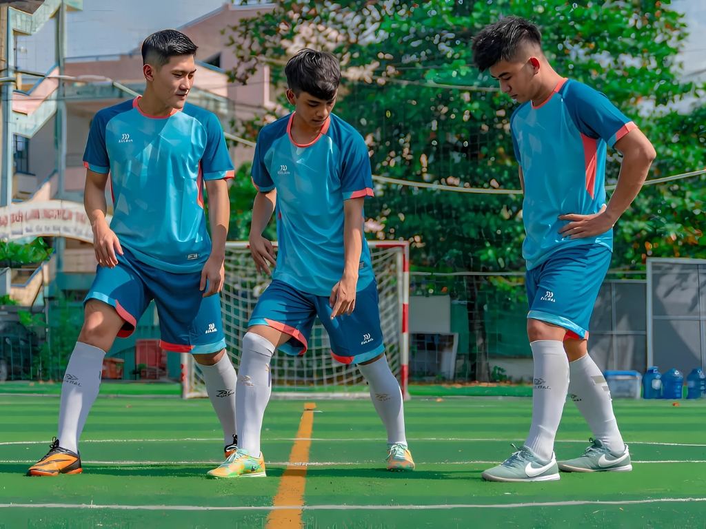 Đối với bộ môn đá bóng, bạn nên chọn quần short có form rộng rãi