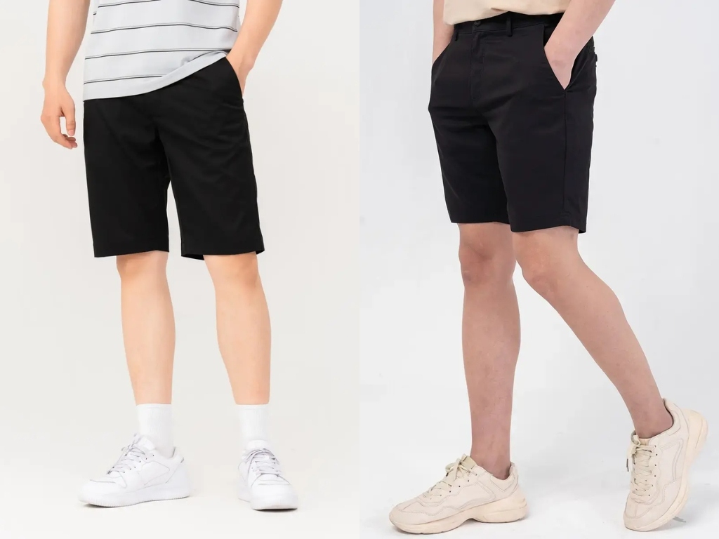 Quần short kaki nam kết hợp giữa vẻ ịch sự và tính năng động