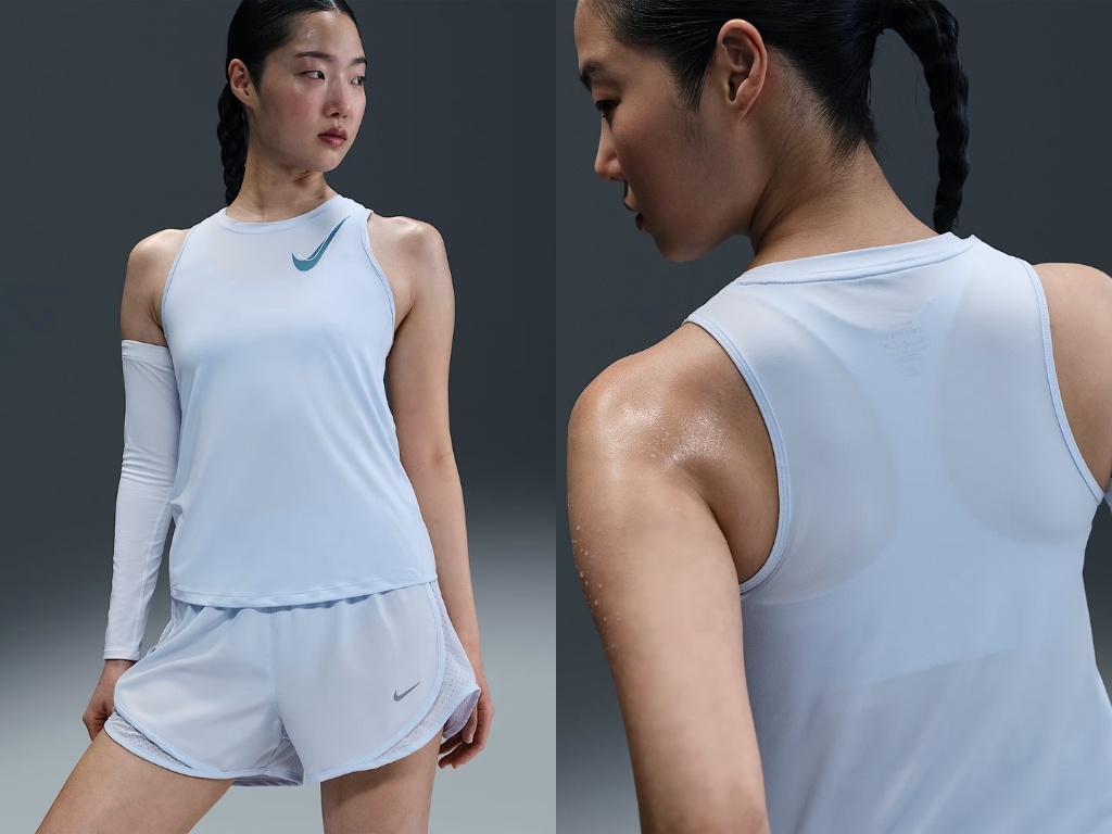 Áo chạy bộ Nike công nghệ Dri-FIT mang lại sự khô thoáng tối đa