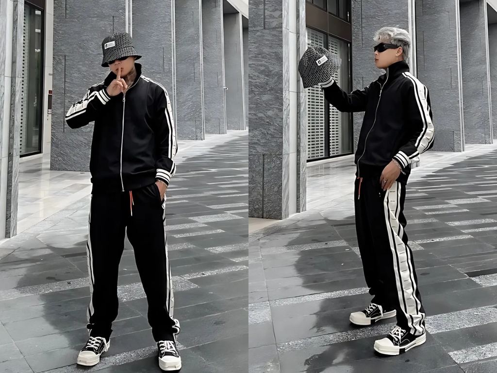 Bạn có thể diện track pants phong cách streetwear để mặc thường ngày