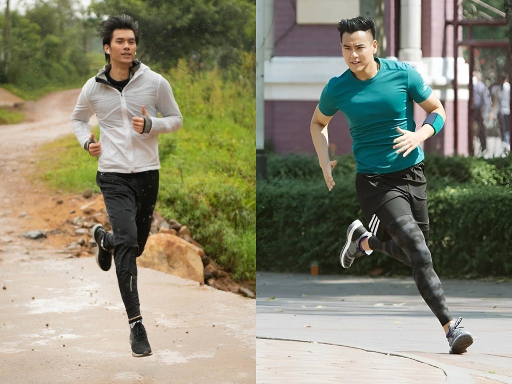 Quần dài thể thao giúp bảo vệ đôi chân toàn diện khỏi mưa và nắng
