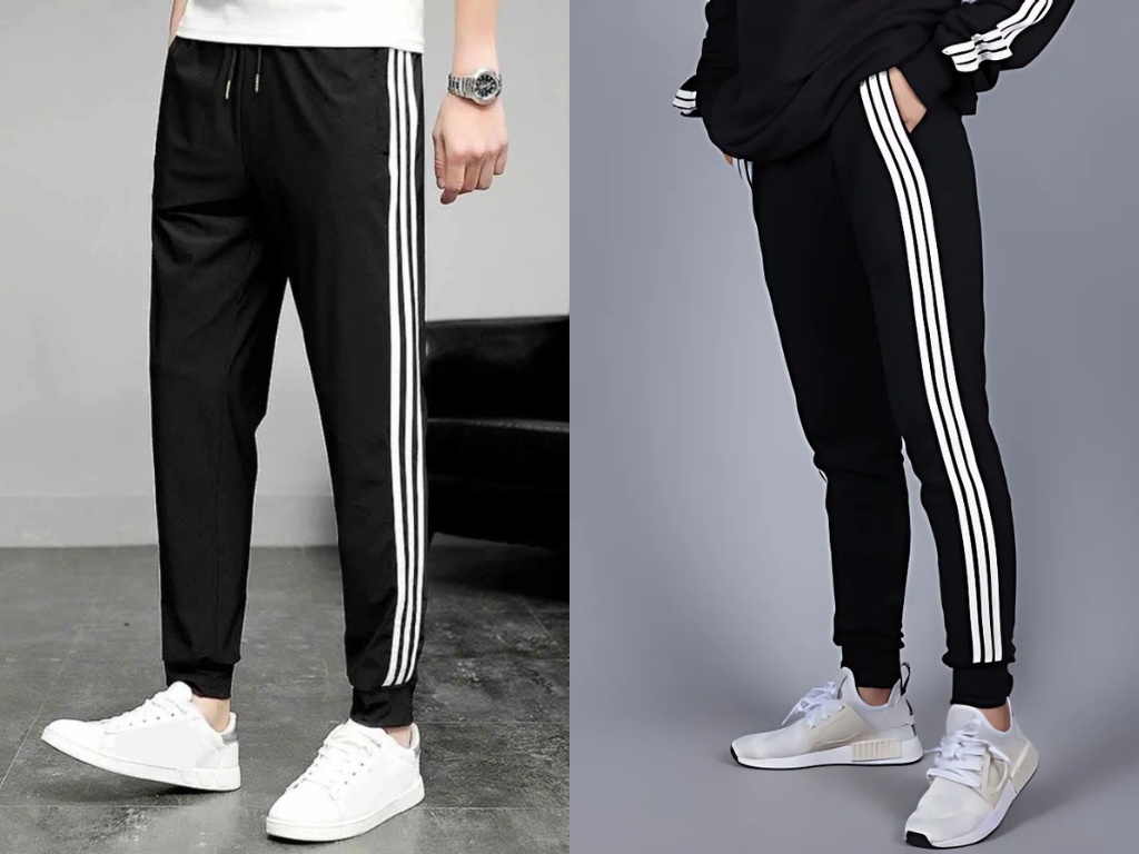 Quần jogger có thiết kế bo chun ở gấu đặc trưng