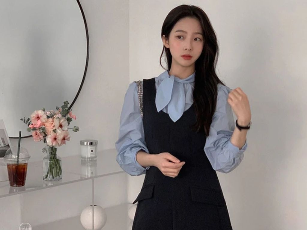 Sự kết hợp giữa nét thanh lịch của áo sơ mi