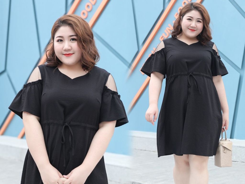 Chi tiết váy giúp bạn tạo ra một “vòng eo giả”