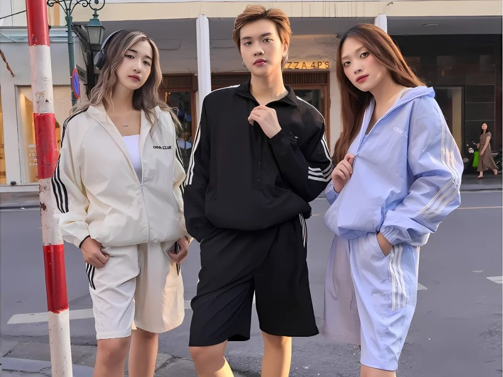 Bo quan ao gio the thao là một set trang phục được thiết kế đồng bộ