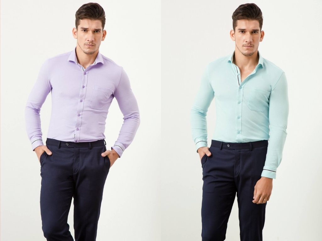 Áo sơ mi body tạo nên vẻ lịch lãm và chỉn chu cho nam giới