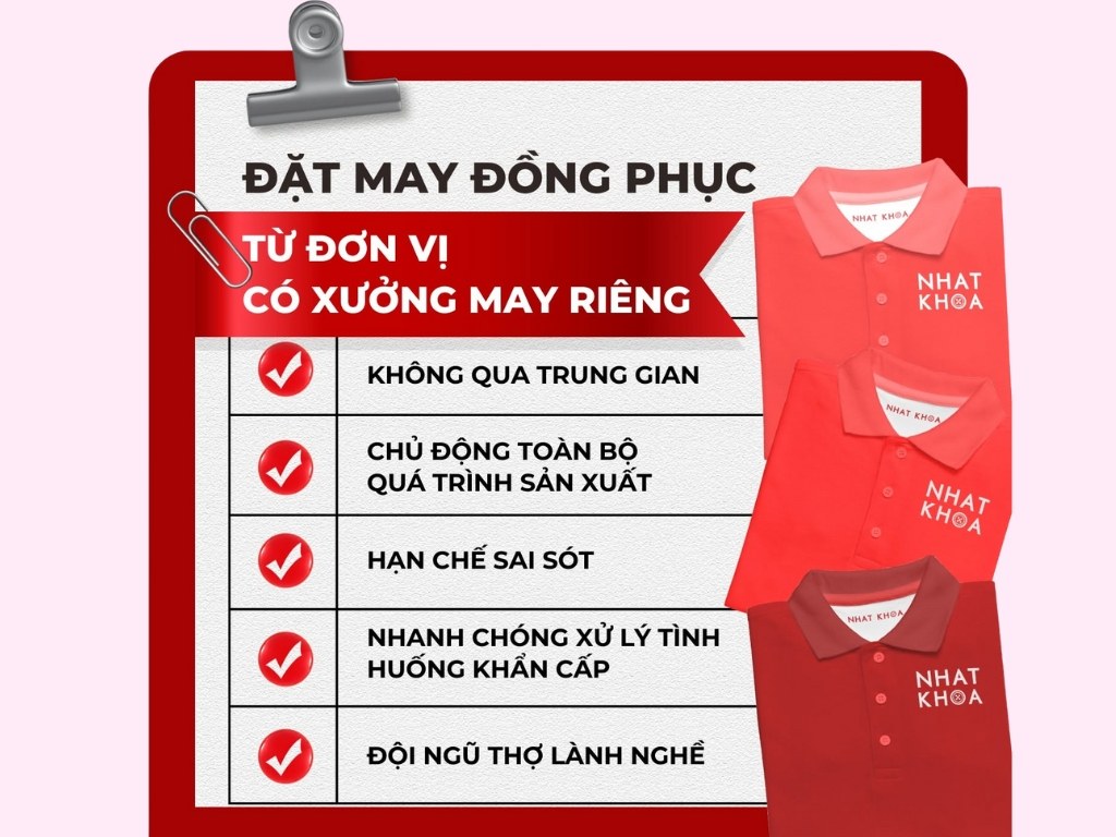 Những lợi ích khi lựa chọn xưởng may đồng phục sơ mi trực tiếp