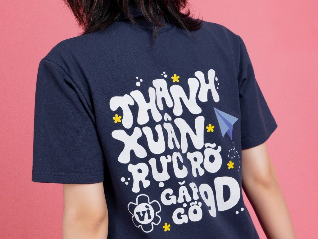 Áo phông in Typography là một trong những mẫu áo phông đẹp độc đáo