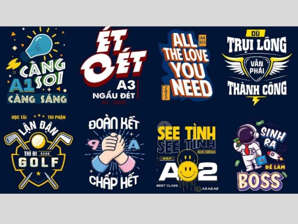 Bạn có thể tự do thể hiện cá tính trên phần mềm thiết kế áo lớp