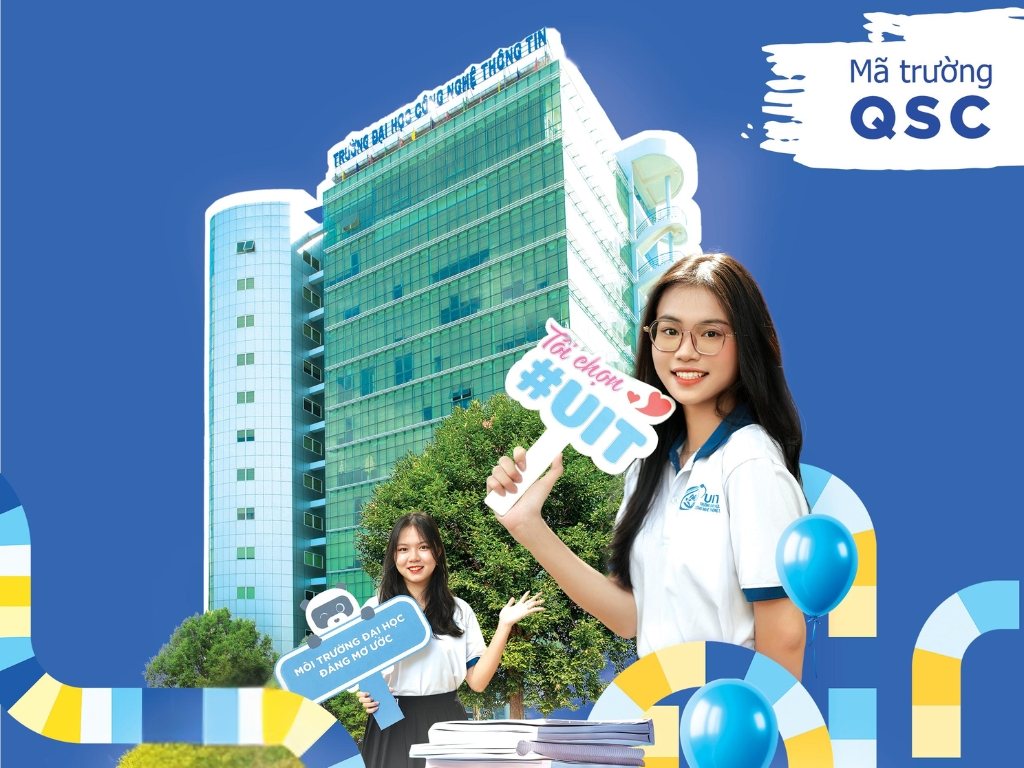Mã trường UIT là QSC