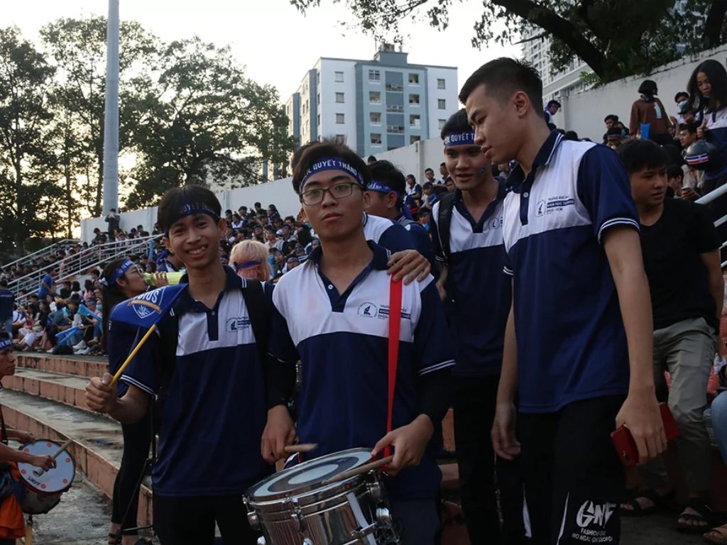 Áo polo đồng phục in logo Đại học Khoa học Tự nhiên